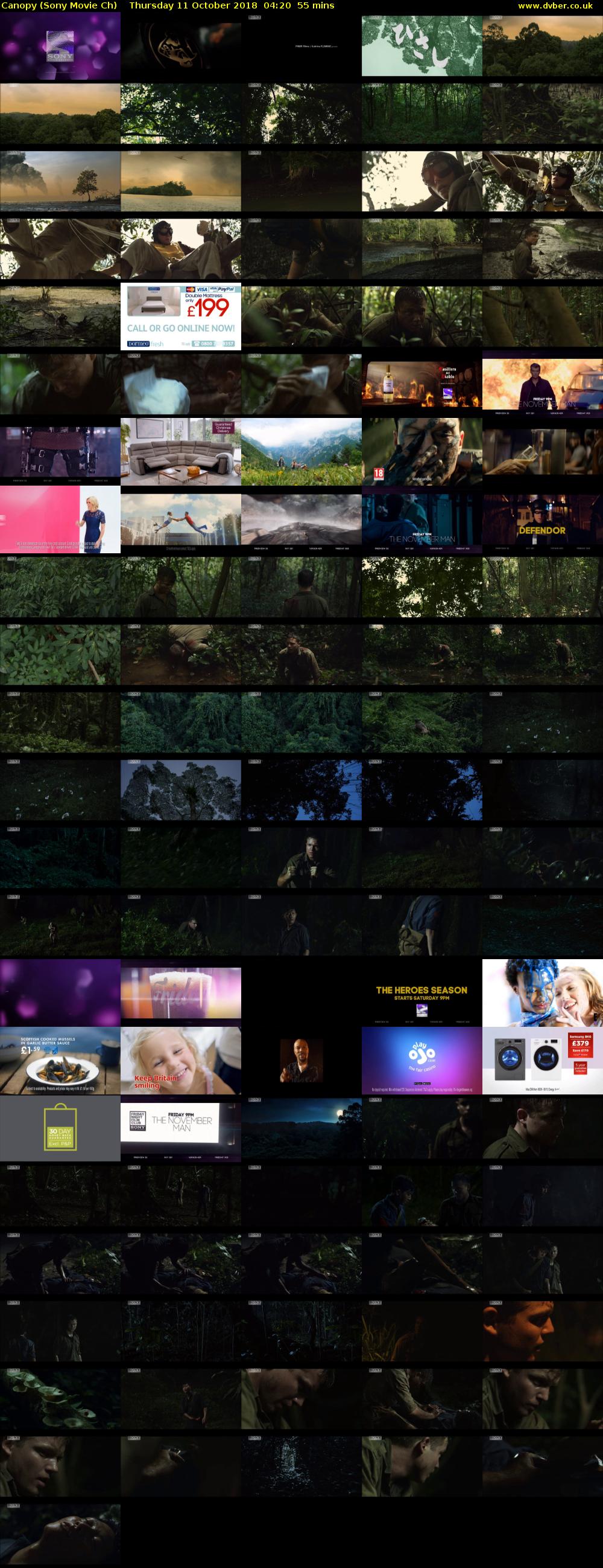Canopy (Sony Movie Ch) Thursday 11 October 2018 04:20 - 05:15