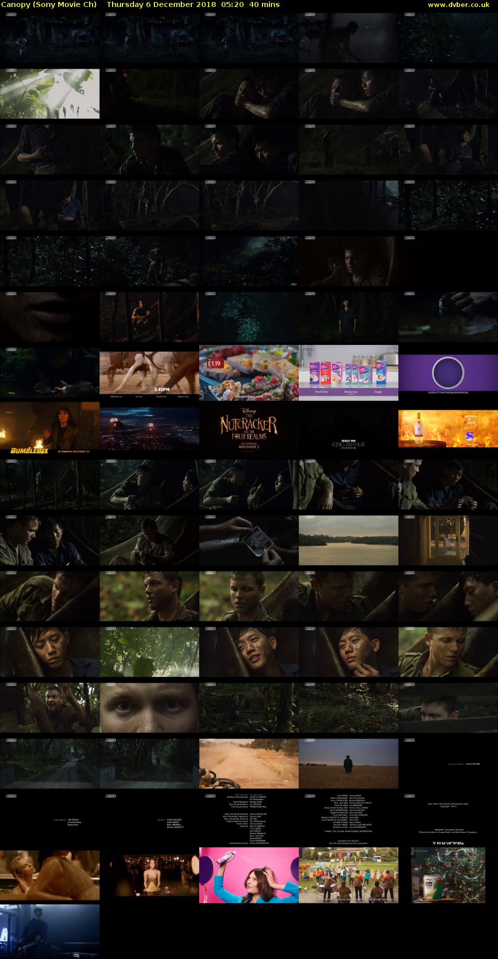 Canopy (Sony Movie Ch) Thursday 6 December 2018 05:20 - 06:00
