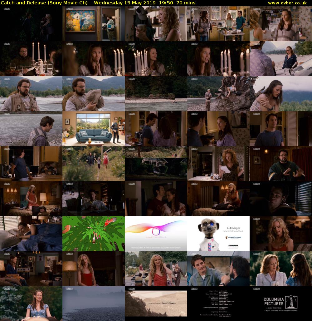 Catch and Release (Sony Movie Ch) Wednesday 15 May 2019 19:50 - 21:00