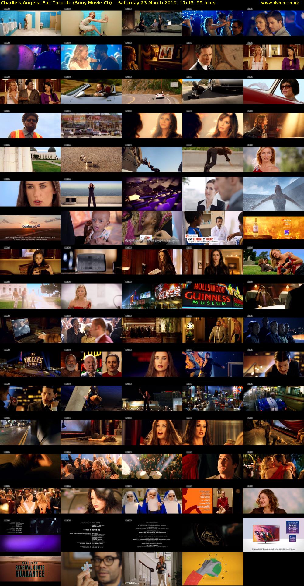 Charlie's Angels: Full Throttle (Sony Movie Ch) Saturday 23 March 2019 17:45 - 18:40