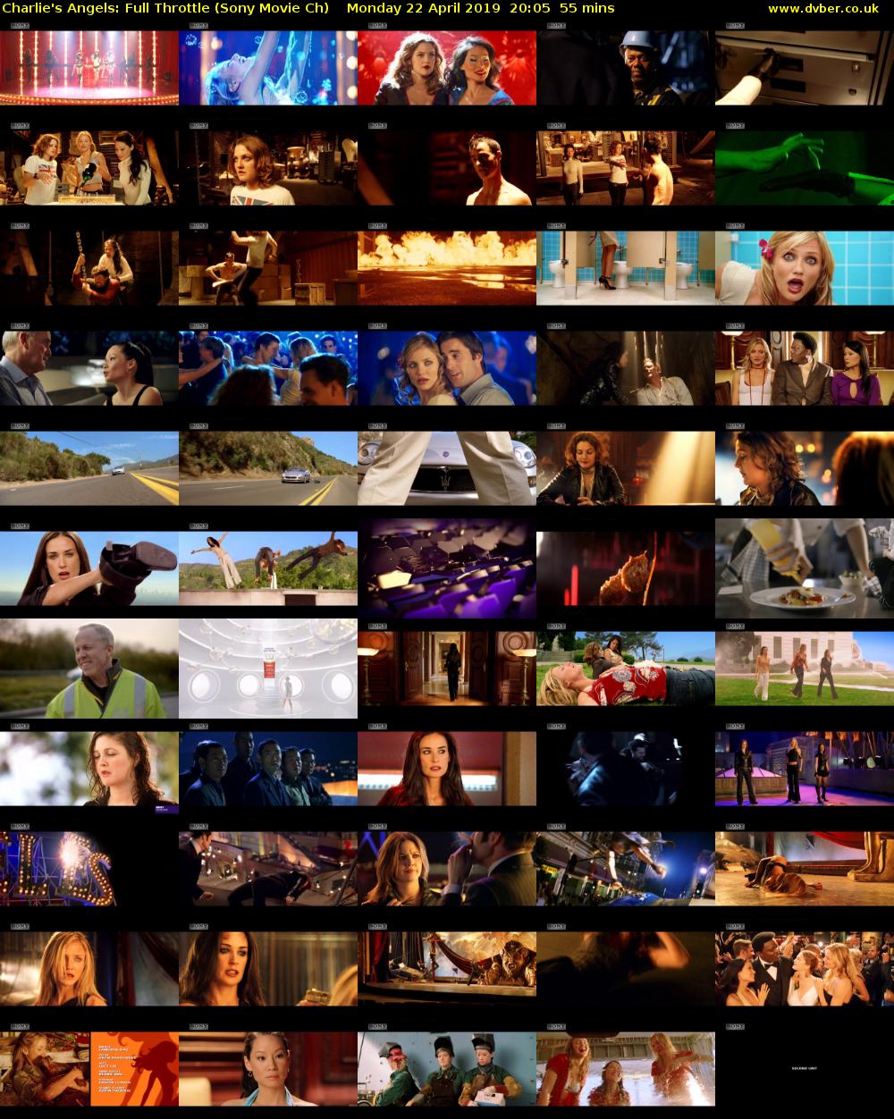 Charlie's Angels: Full Throttle (Sony Movie Ch) Monday 22 April 2019 20:05 - 21:00