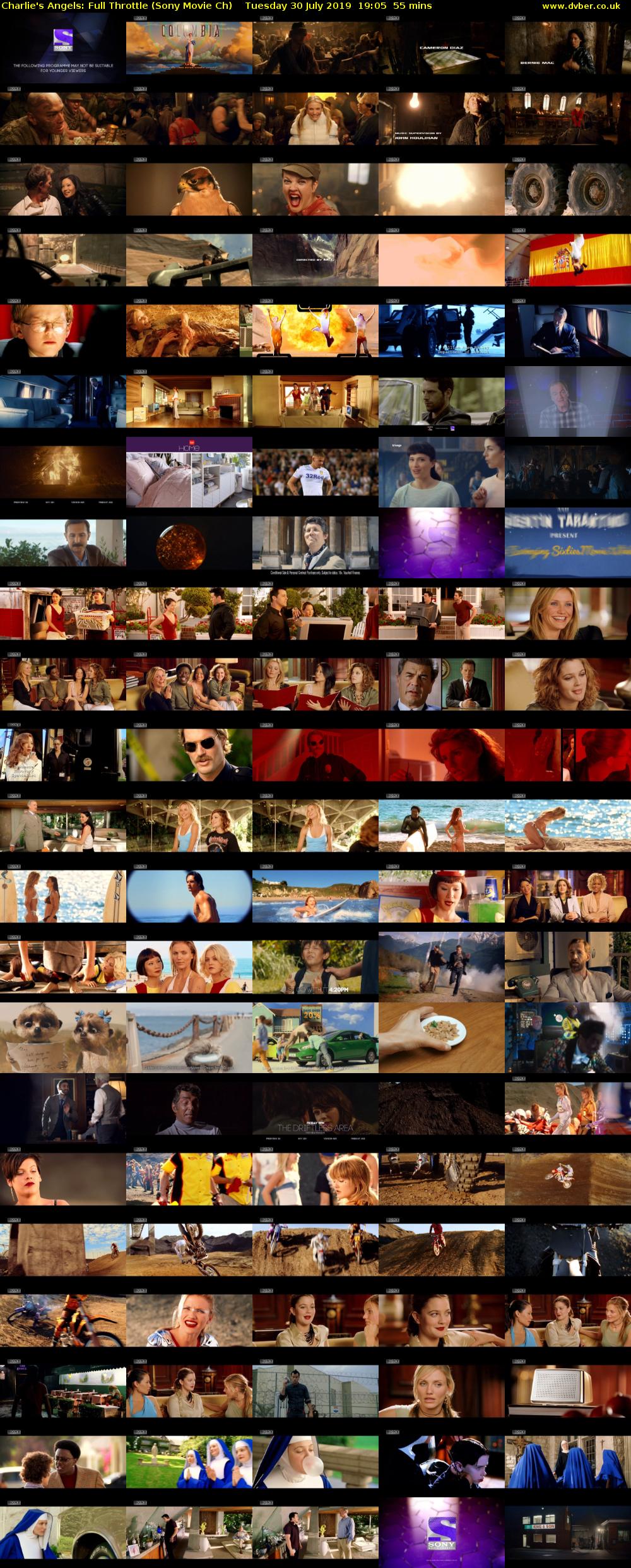 Charlie's Angels: Full Throttle (Sony Movie Ch) Tuesday 30 July 2019 19:05 - 20:00