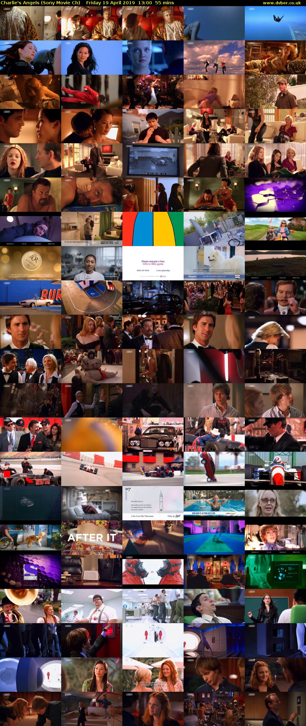 Charlie's Angels (Sony Movie Ch) Friday 19 April 2019 13:00 - 13:55