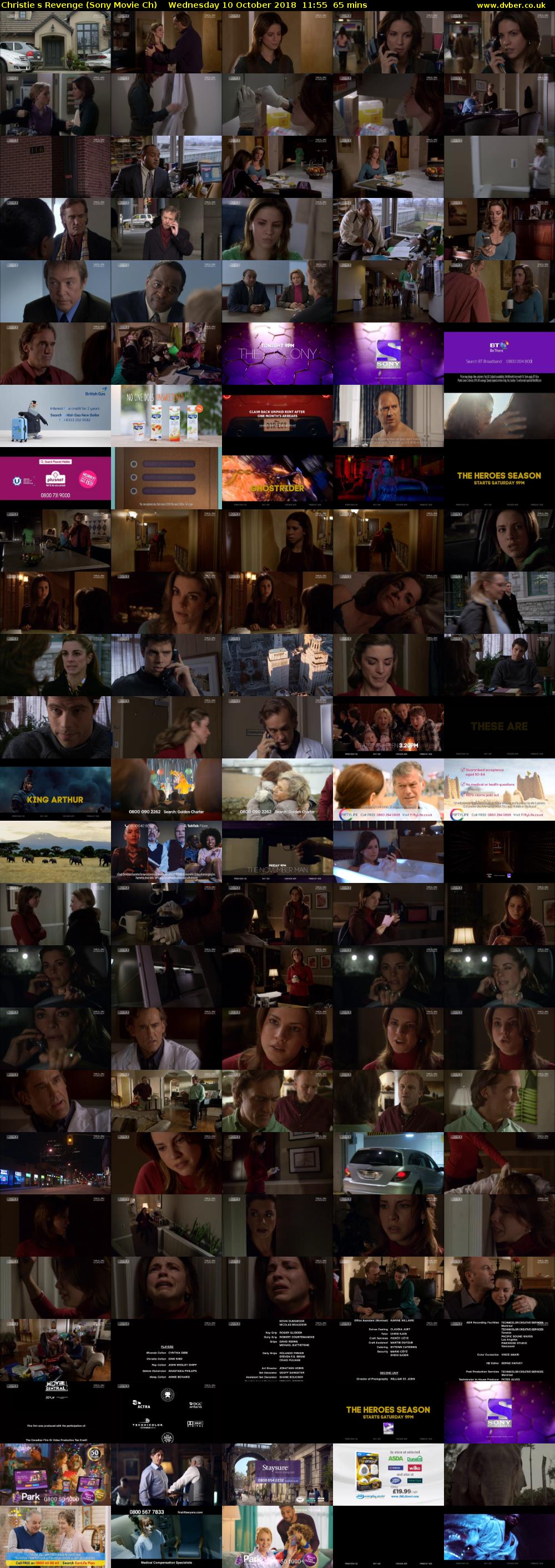 Christies Revenge (Sony Movie Ch) Wednesday 10 October 2018 11:55 - 13:00