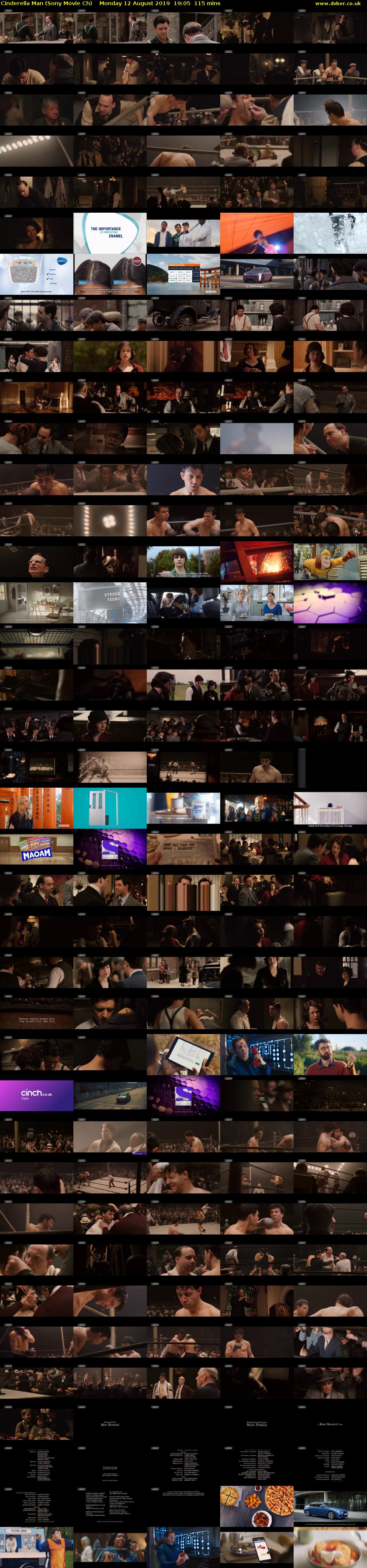 Cinderella Man (Sony Movie Ch) Monday 12 August 2019 19:05 - 21:00