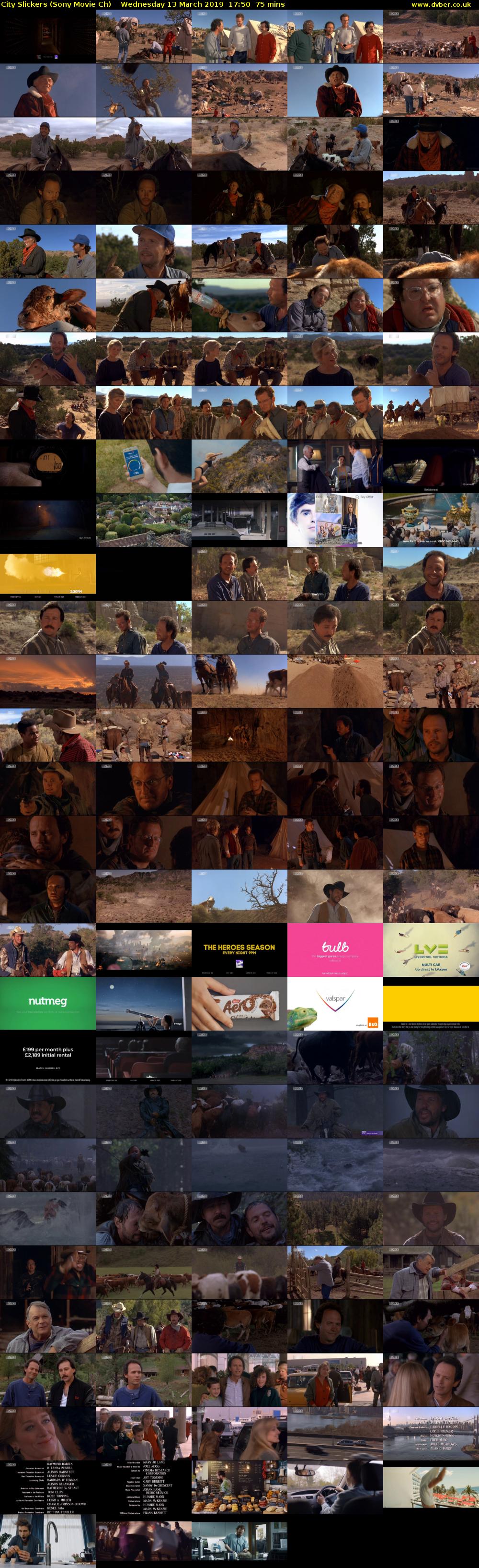City Slickers (Sony Movie Ch) Wednesday 13 March 2019 17:50 - 19:05