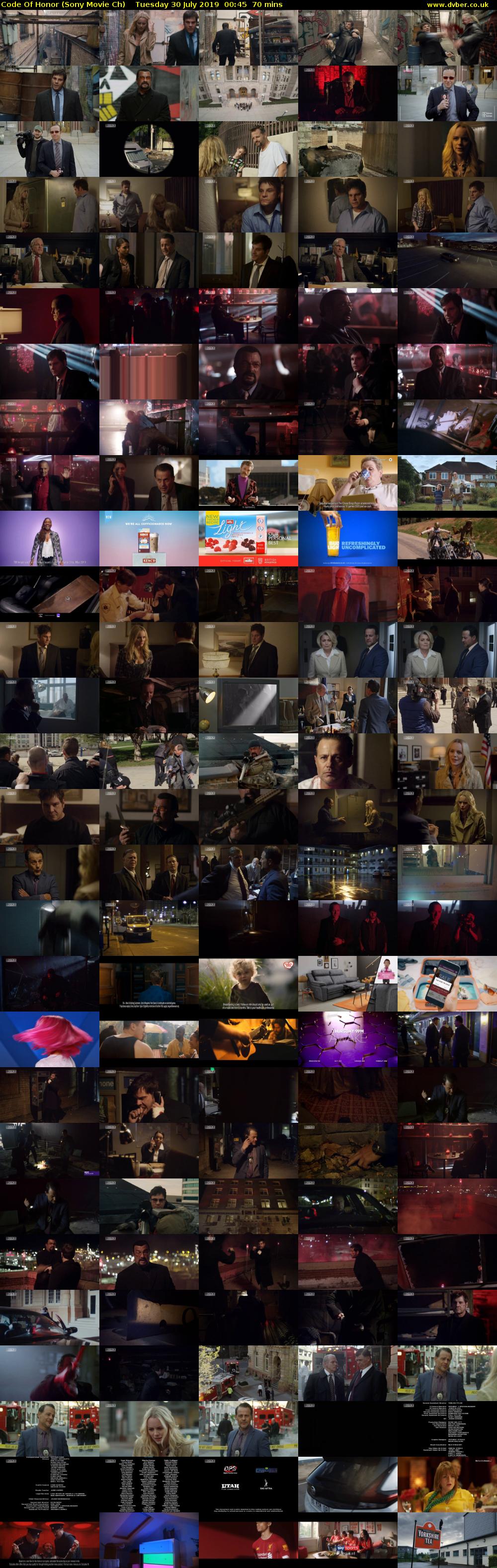 Code Of Honor (Sony Movie Ch) Tuesday 30 July 2019 00:45 - 01:55