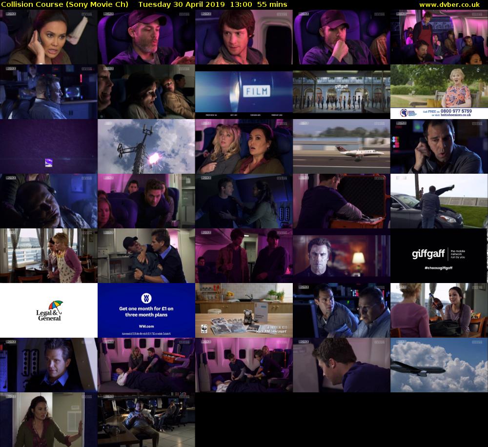 Collision Course (Sony Movie Ch) Tuesday 30 April 2019 13:00 - 13:55