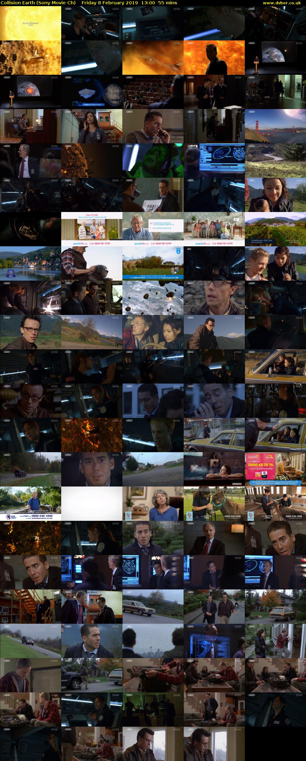 Collision Earth (Sony Movie Ch) Friday 8 February 2019 13:00 - 13:55