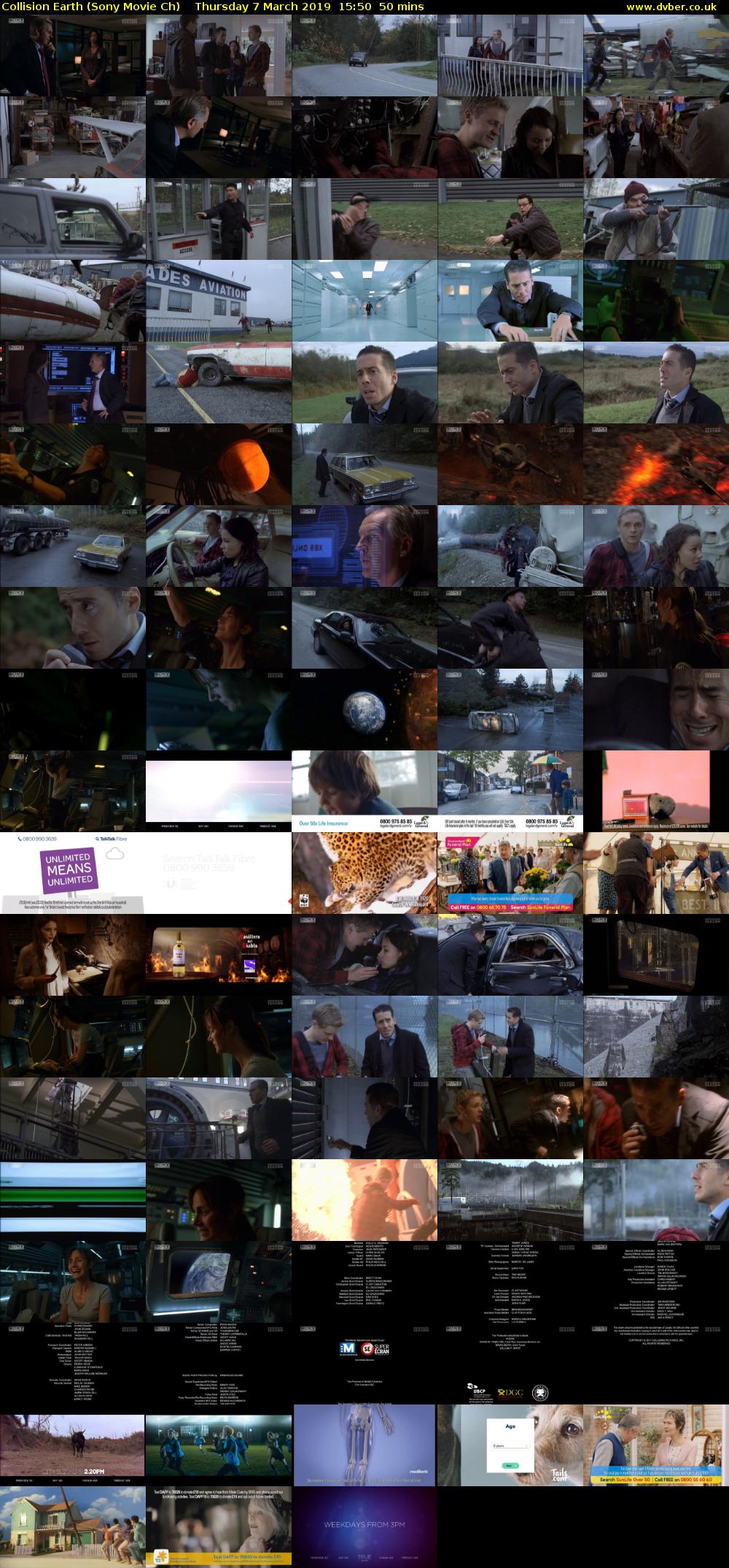 Collision Earth (Sony Movie Ch) Thursday 7 March 2019 15:50 - 16:40