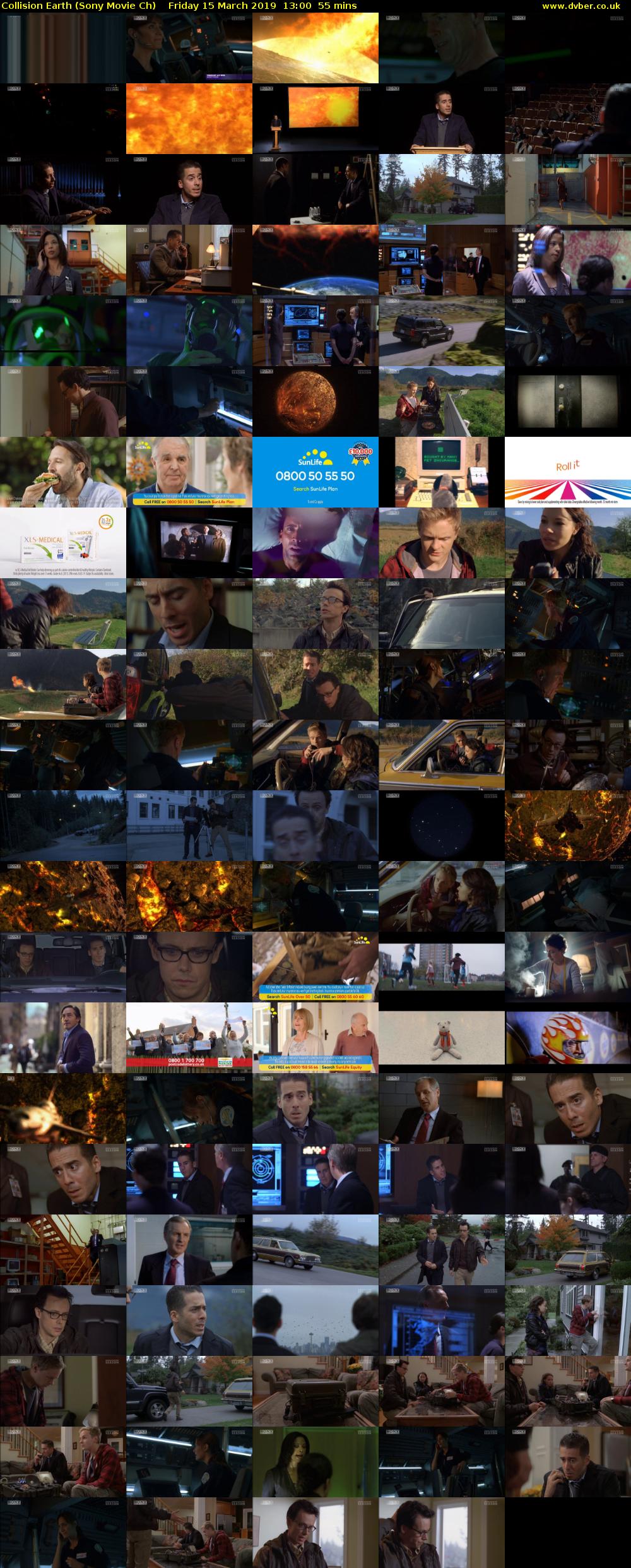 Collision Earth (Sony Movie Ch) Friday 15 March 2019 13:00 - 13:55