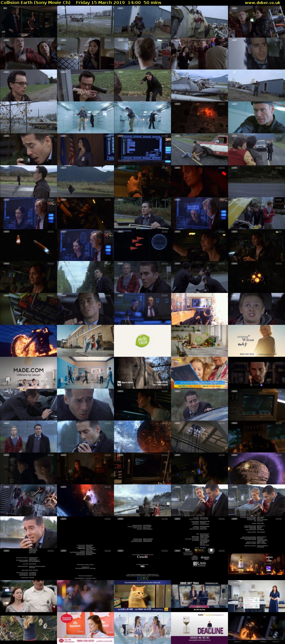 Collision Earth (Sony Movie Ch) Friday 15 March 2019 14:00 - 14:50