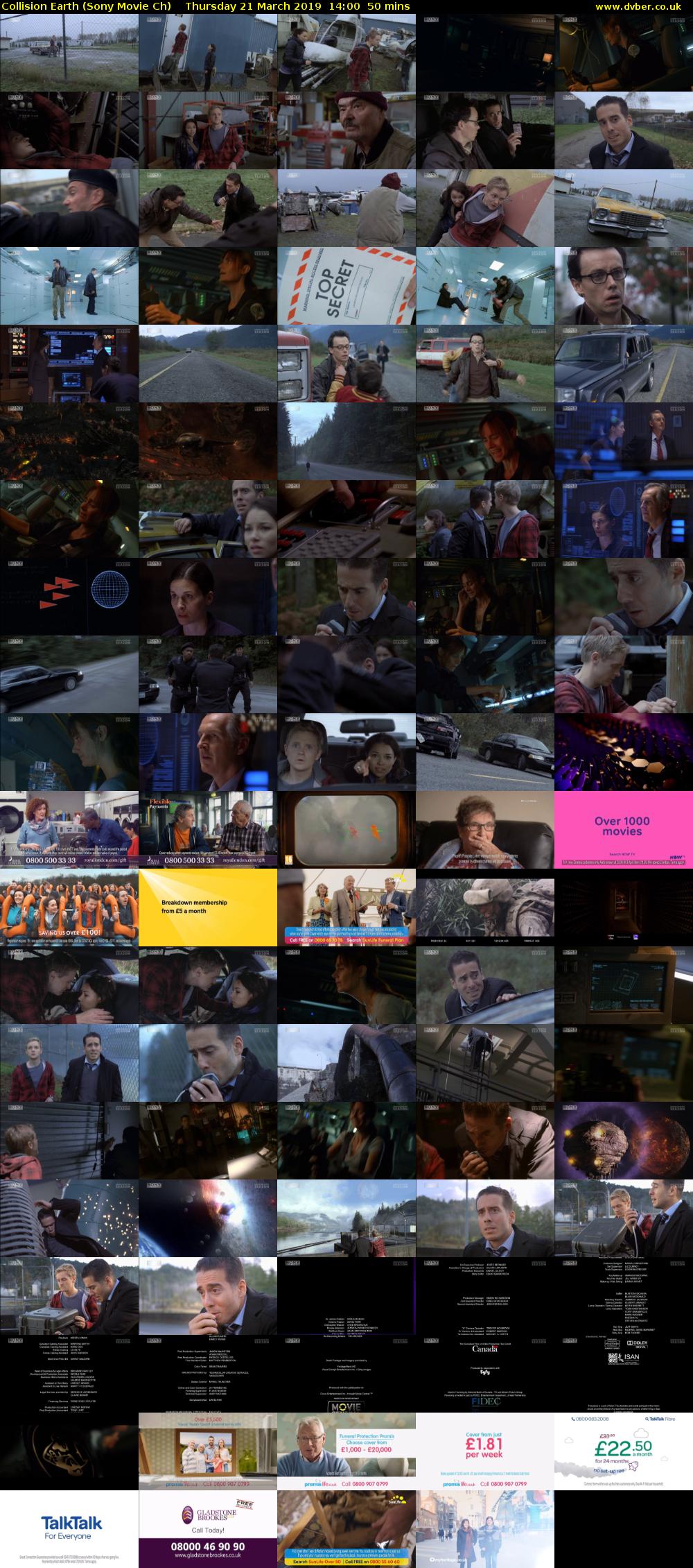 Collision Earth (Sony Movie Ch) Thursday 21 March 2019 14:00 - 14:50