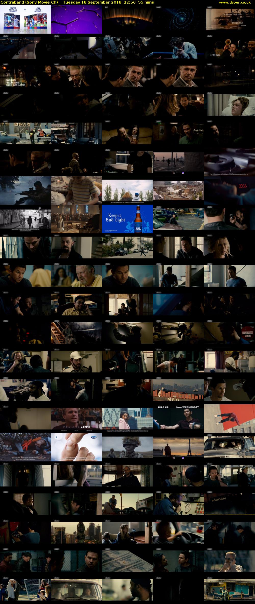 Contraband (Sony Movie Ch) Tuesday 18 September 2018 22:50 - 23:45