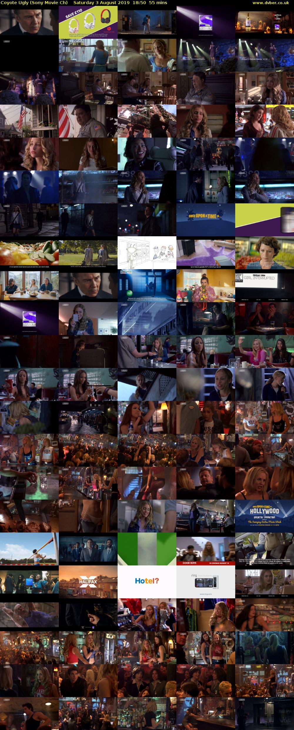 Coyote Ugly (Sony Movie Ch) Saturday 3 August 2019 18:50 - 19:45