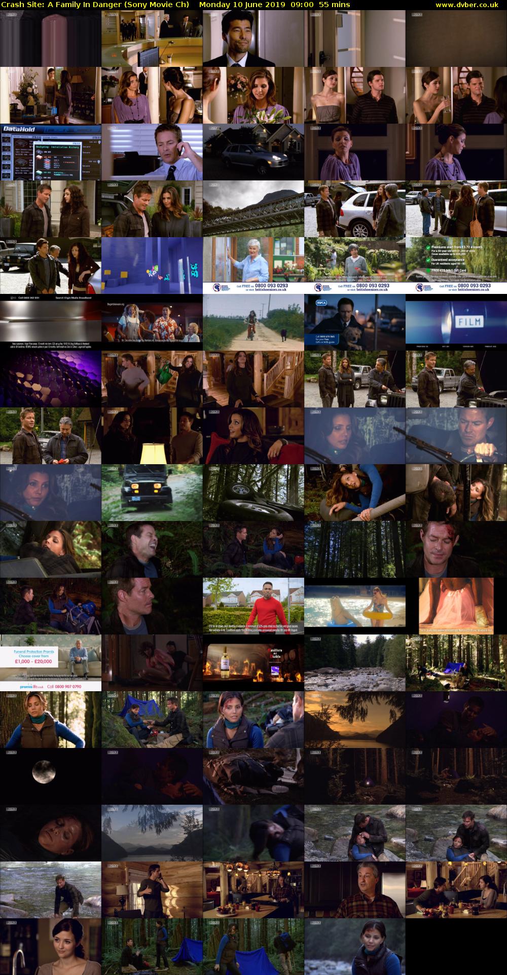 Crash Site: A Family In Danger (Sony Movie Ch) Monday 10 June 2019 09:00 - 09:55