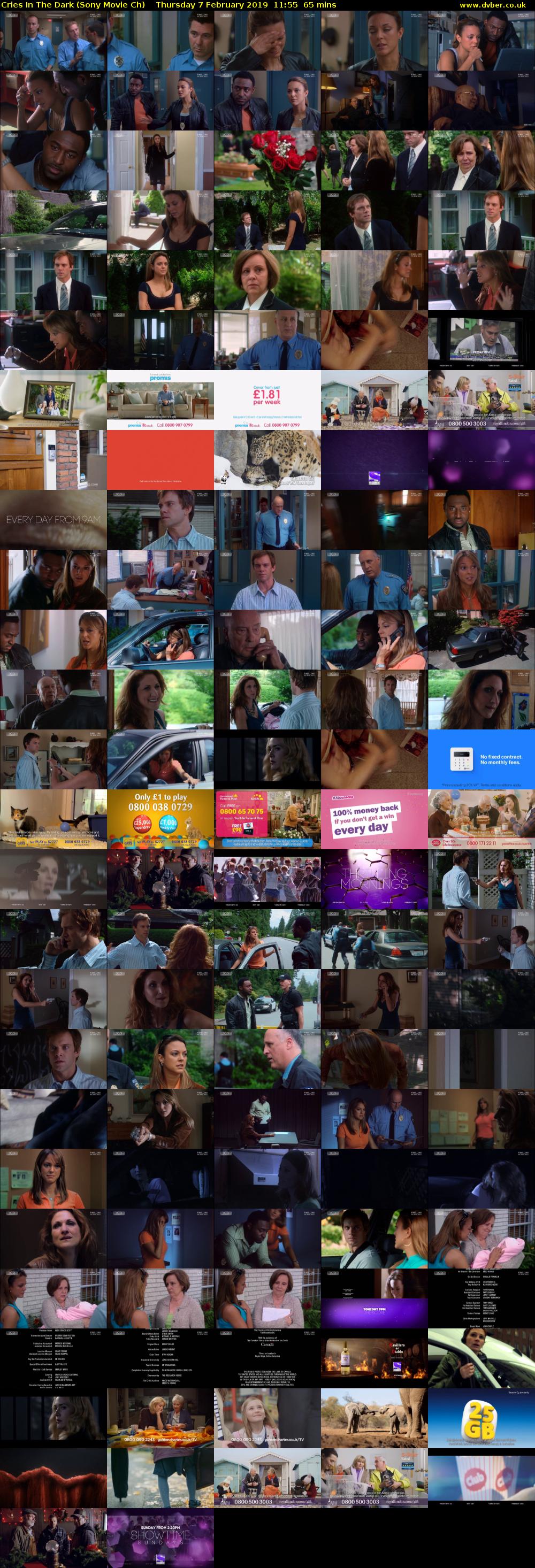 Cries In The Dark (Sony Movie Ch) Thursday 7 February 2019 11:55 - 13:00