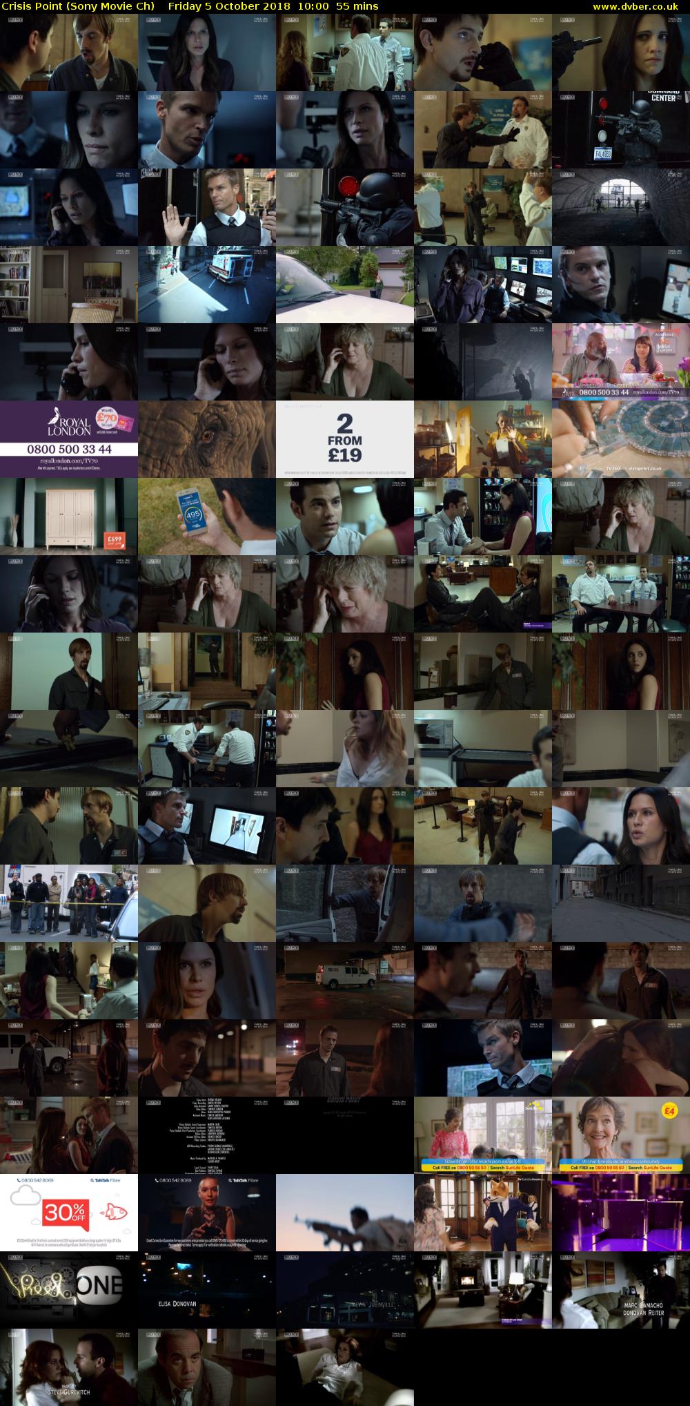 Crisis Point (Sony Movie Ch) Friday 5 October 2018 10:00 - 10:55