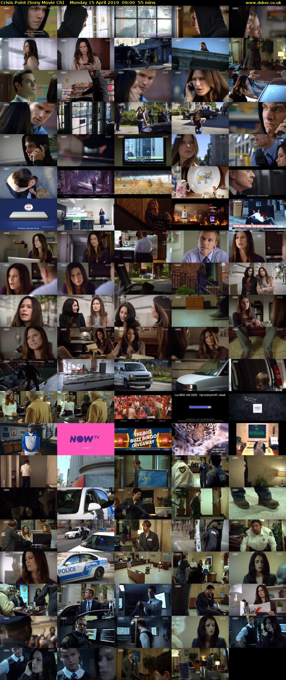 Crisis Point (Sony Movie Ch) Monday 15 April 2019 09:00 - 09:55
