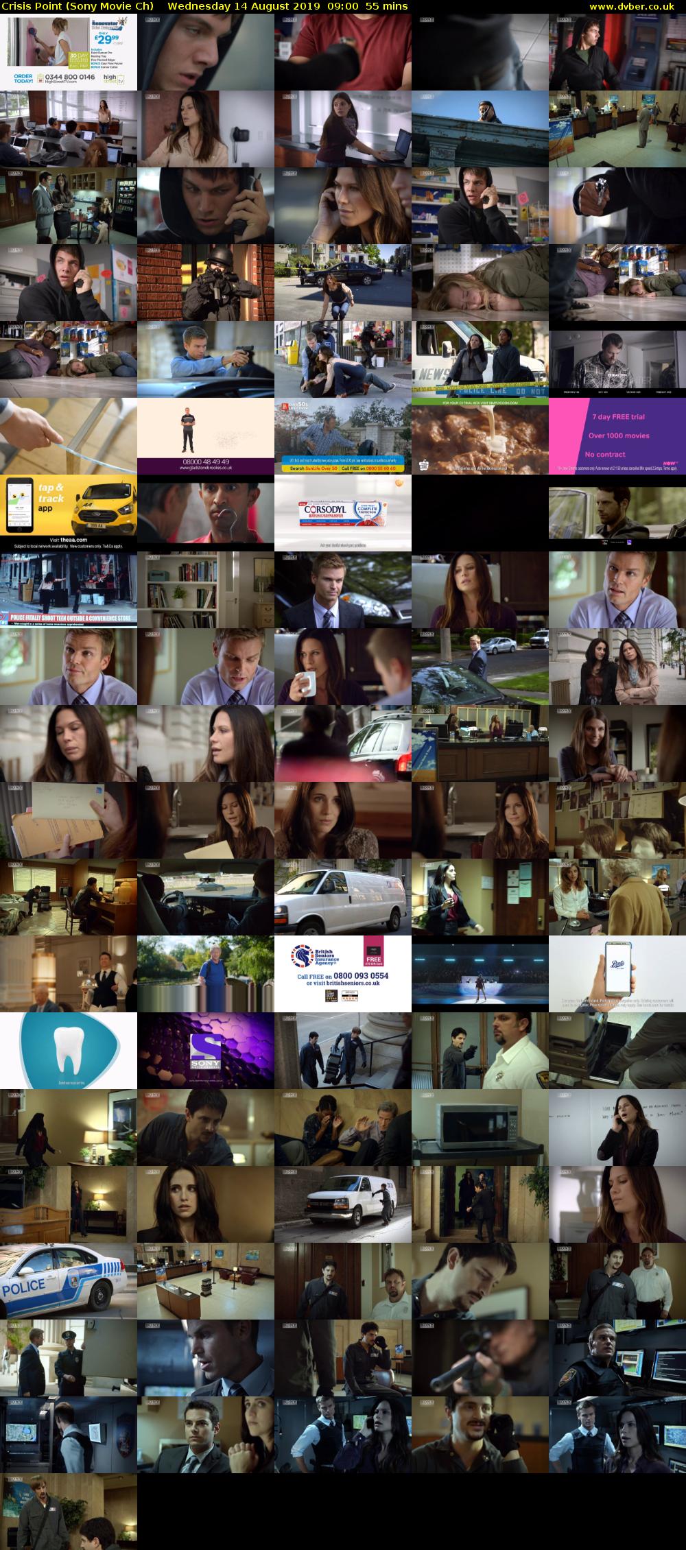 Crisis Point (Sony Movie Ch) Wednesday 14 August 2019 09:00 - 09:55