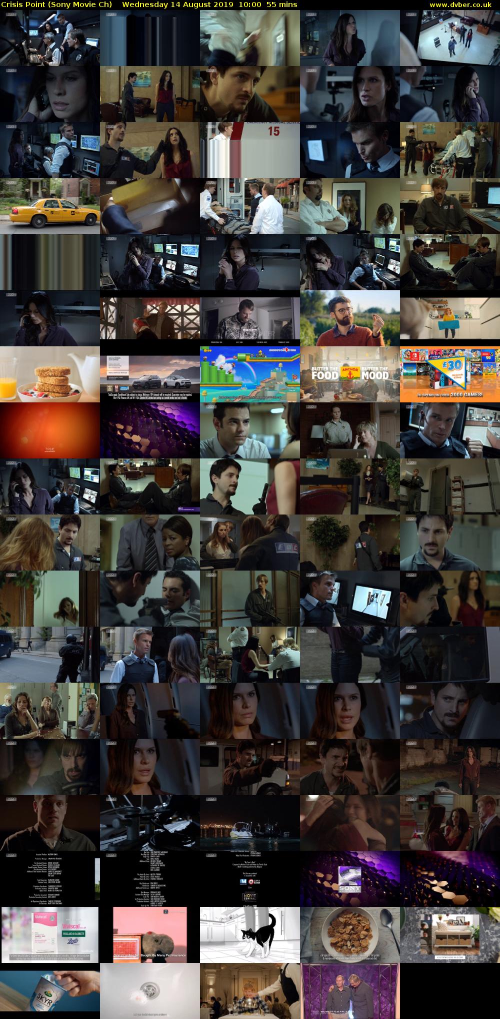 Crisis Point (Sony Movie Ch) Wednesday 14 August 2019 10:00 - 10:55