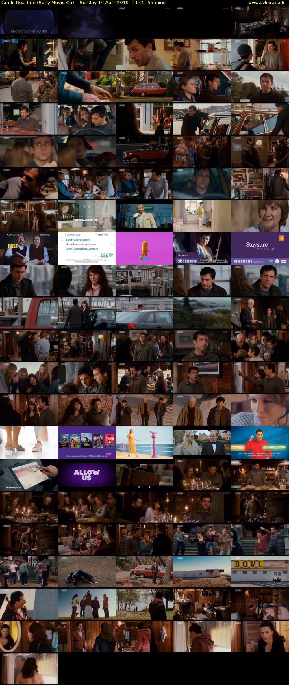 Dan In Real Life (Sony Movie Ch) Sunday 14 April 2019 14:45 - 15:40