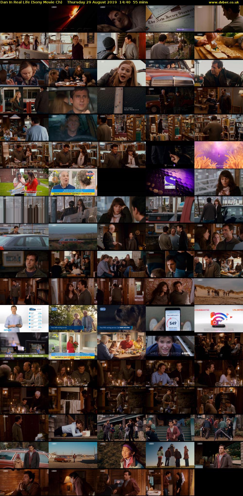 Dan In Real Life (Sony Movie Ch) Thursday 29 August 2019 14:40 - 15:35