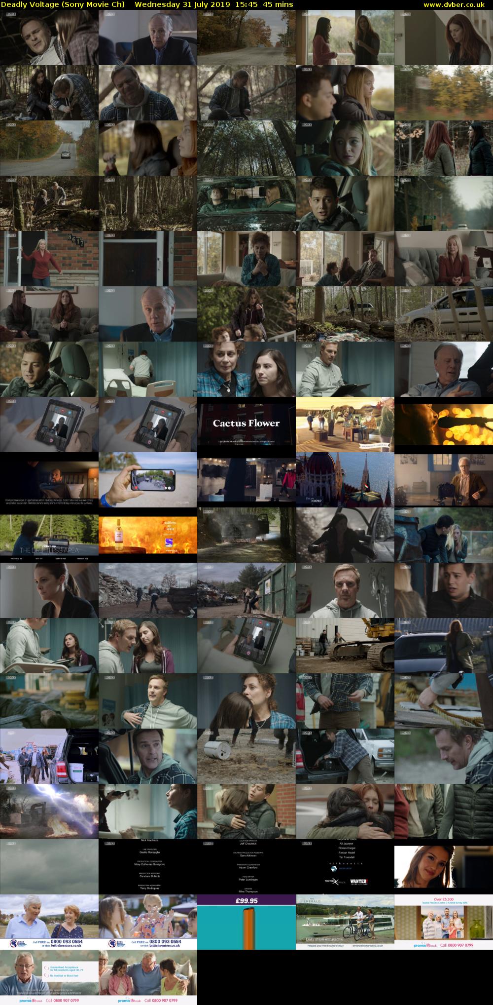 Deadly Voltage (Sony Movie Ch) Wednesday 31 July 2019 15:45 - 16:30