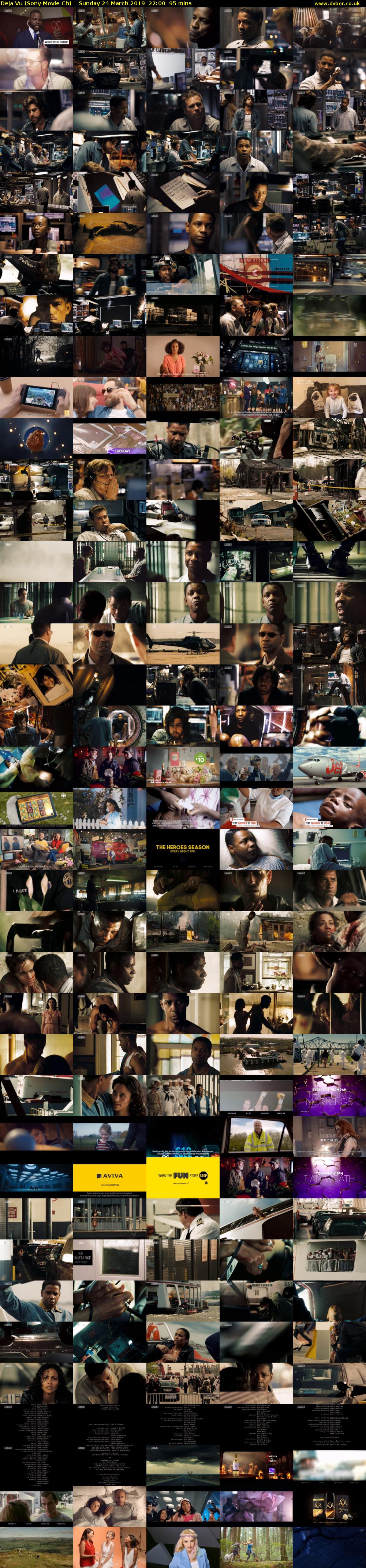 Deja Vu (Sony Movie Ch) Sunday 24 March 2019 22:00 - 23:35