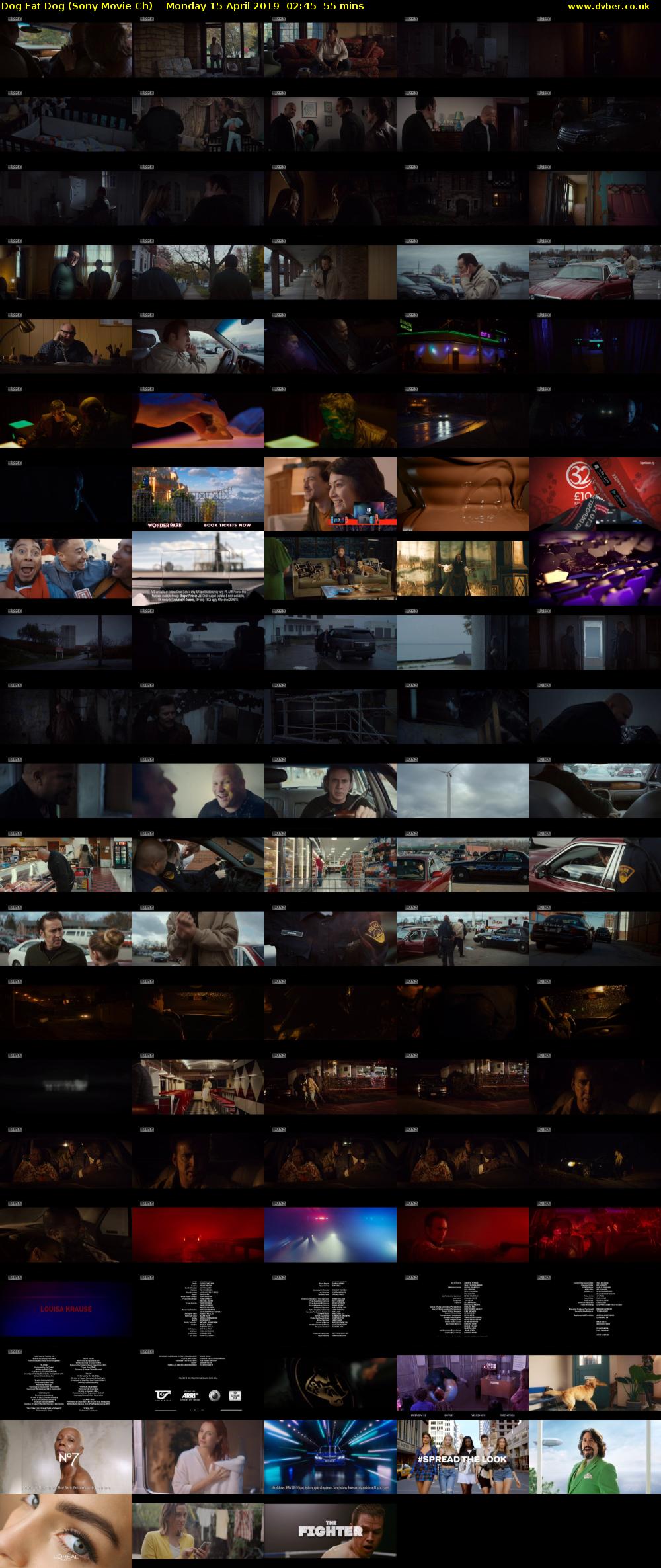 Dog Eat Dog (Sony Movie Ch) Monday 15 April 2019 02:45 - 03:40