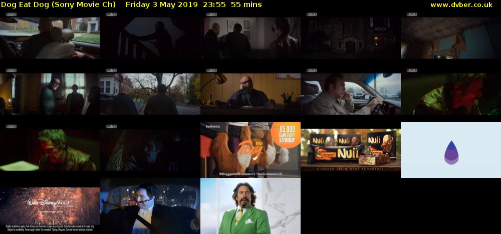 Dog Eat Dog (Sony Movie Ch) Friday 3 May 2019 23:55 - 00:50