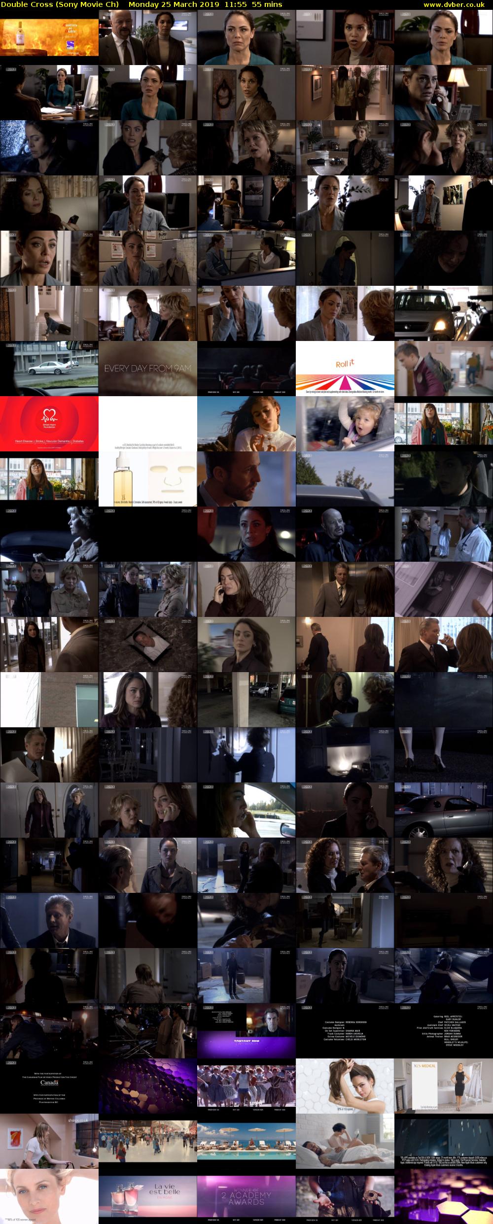 Double Cross (Sony Movie Ch) Monday 25 March 2019 11:55 - 12:50