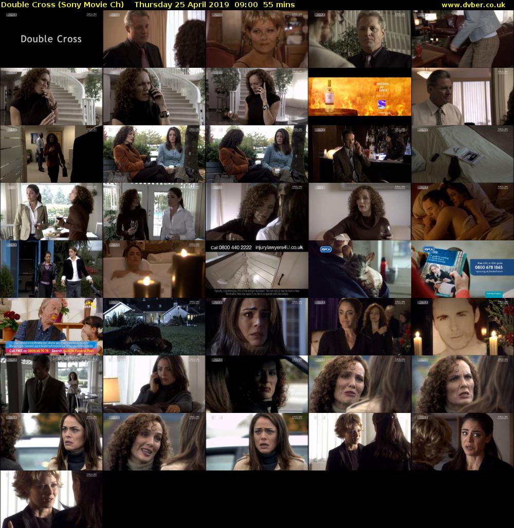 Double Cross (Sony Movie Ch) Thursday 25 April 2019 09:00 - 09:55
