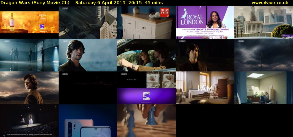Dragon Wars (Sony Movie Ch) Saturday 6 April 2019 20:15 - 21:00