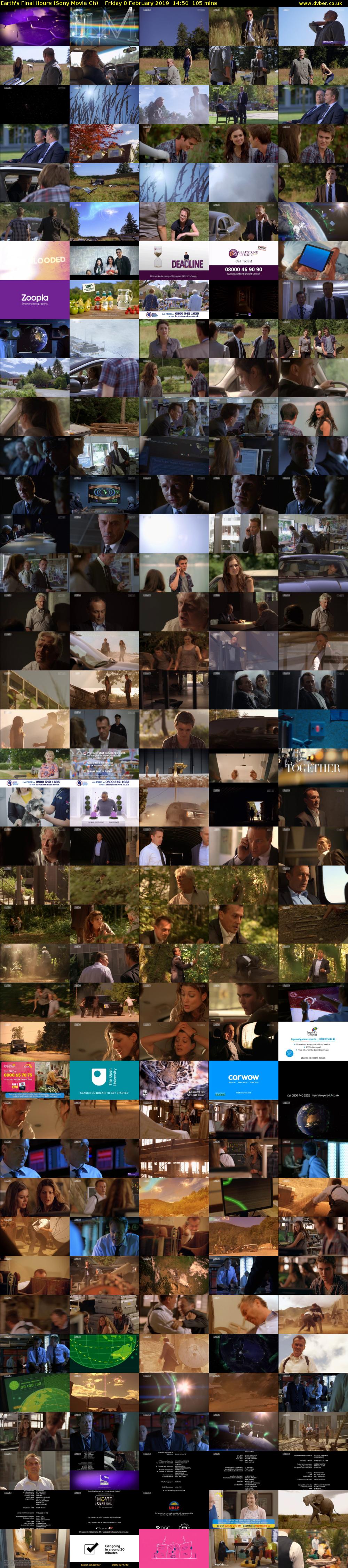 Earth's Final Hours (Sony Movie Ch) Friday 8 February 2019 14:50 - 16:35