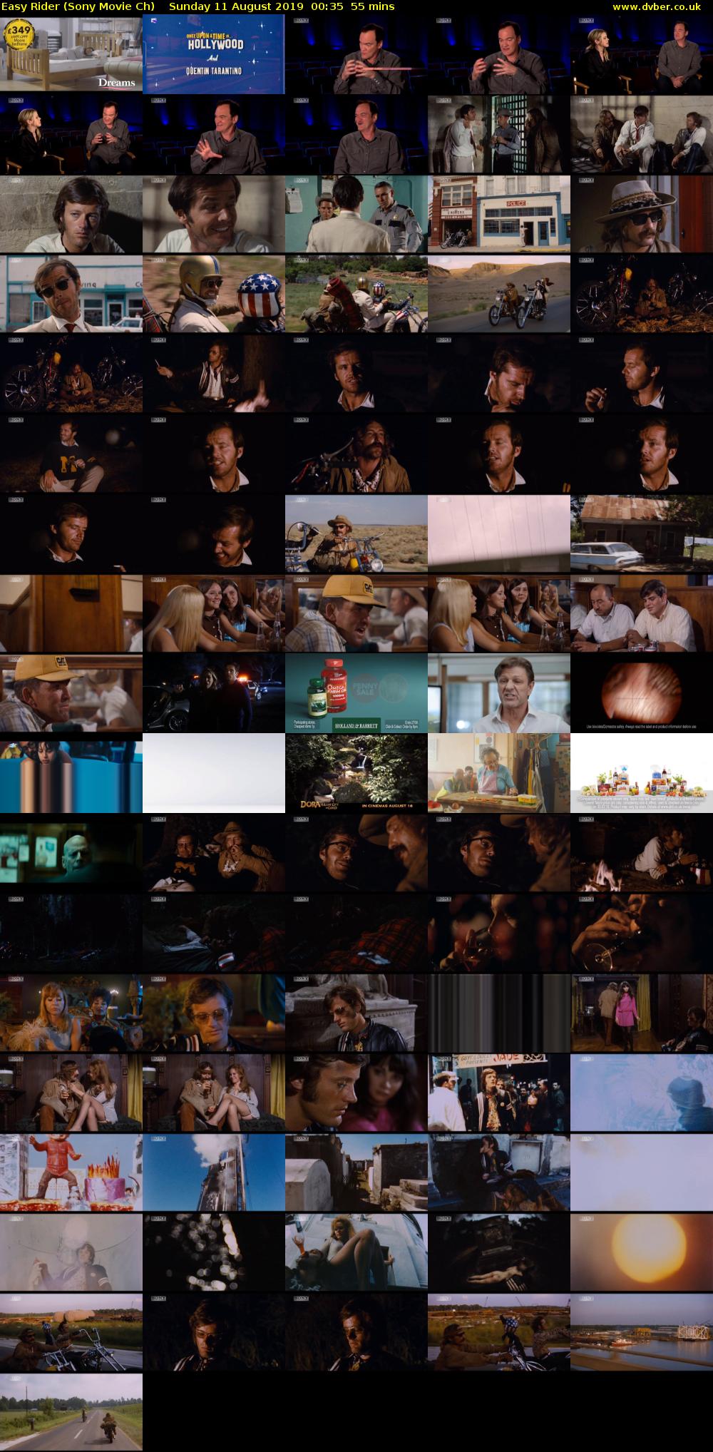 Easy Rider (Sony Movie Ch) Sunday 11 August 2019 00:35 - 01:30