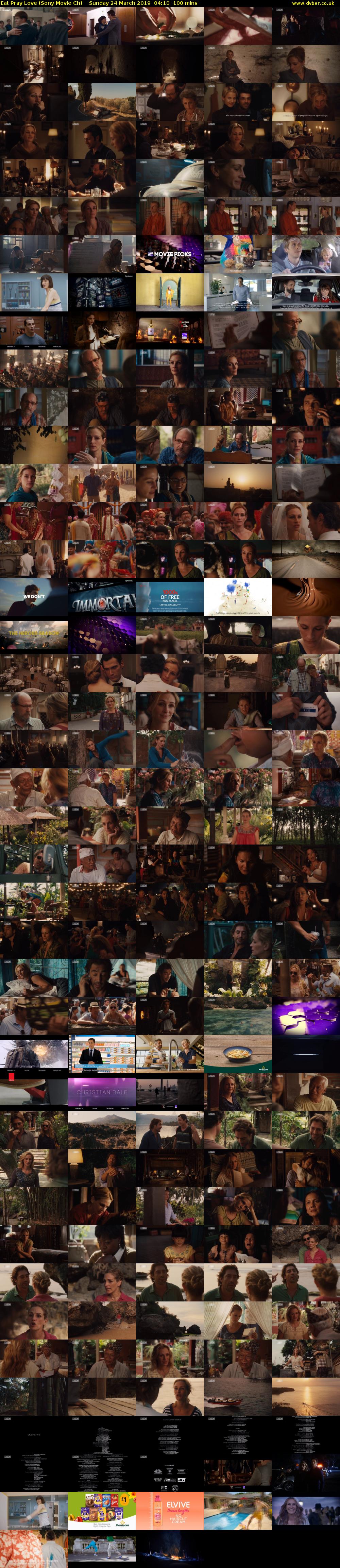 Eat Pray Love (Sony Movie Ch) Sunday 24 March 2019 04:10 - 05:50