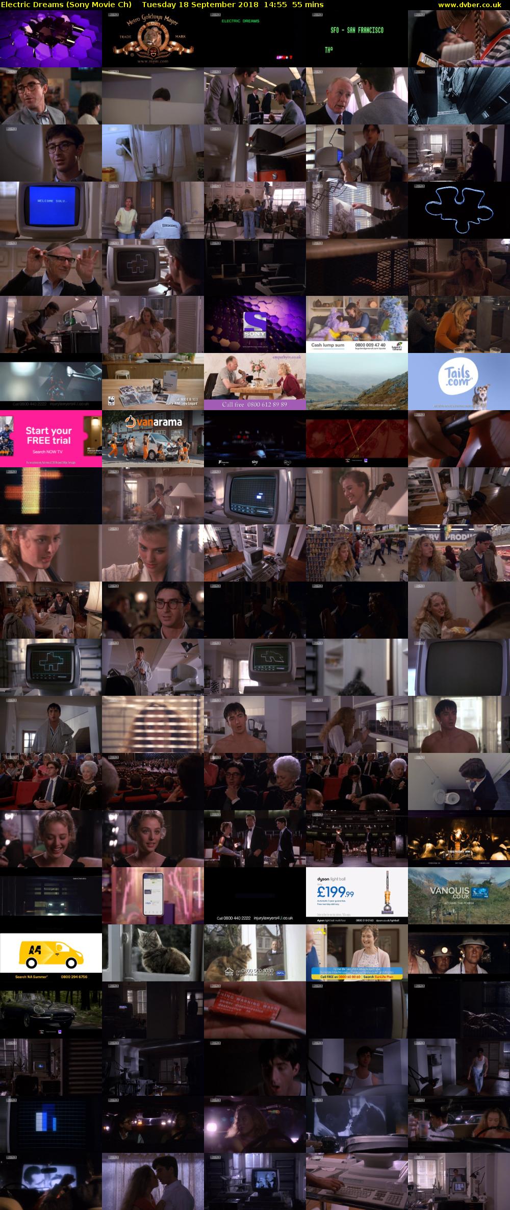 Electric Dreams (Sony Movie Ch) Tuesday 18 September 2018 14:55 - 15:50