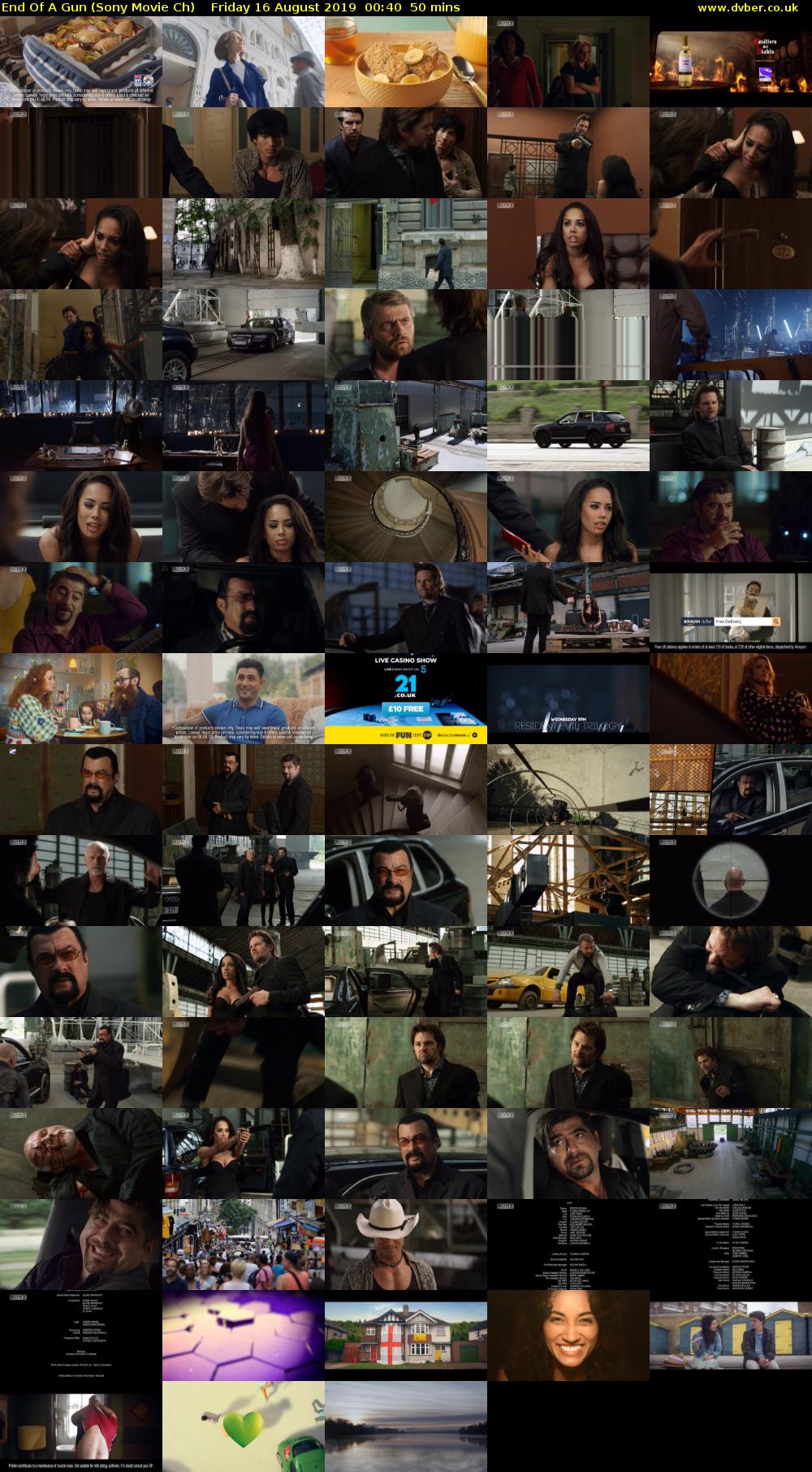 End Of A Gun (Sony Movie Ch) Friday 16 August 2019 00:40 - 01:30
