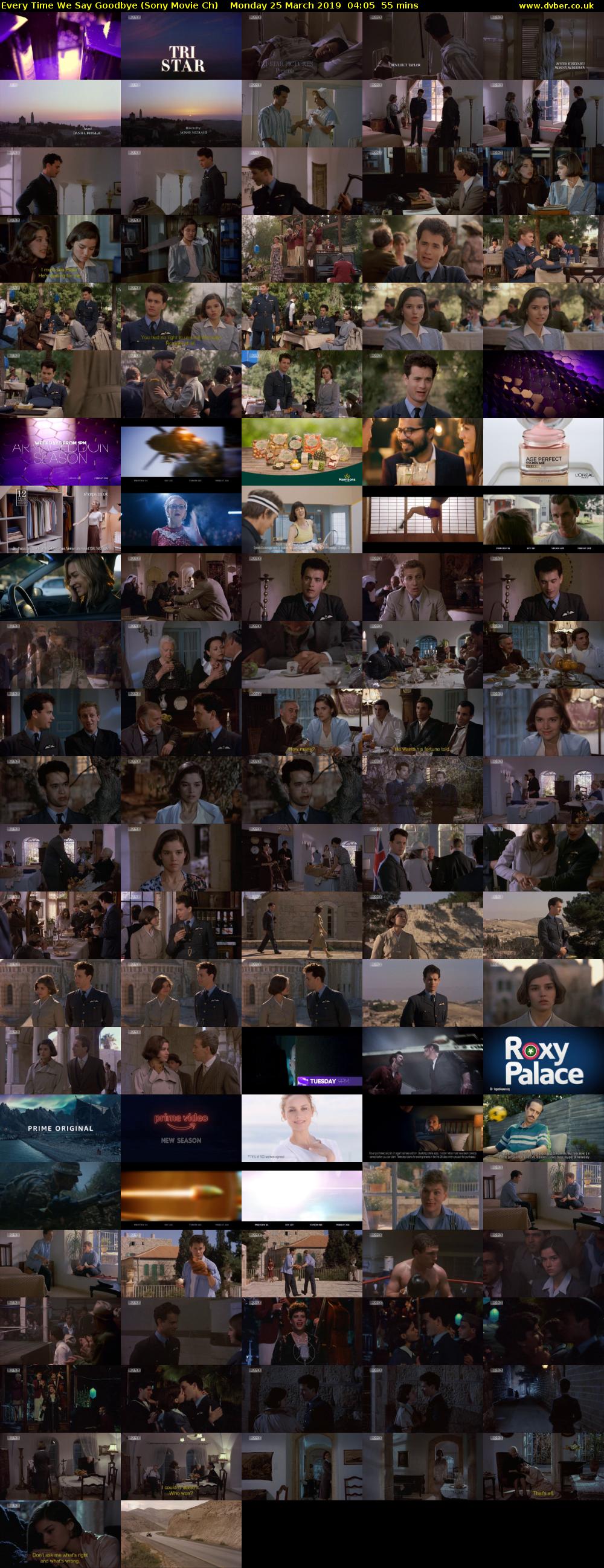 Every Time We Say Goodbye (Sony Movie Ch) Monday 25 March 2019 04:05 - 05:00