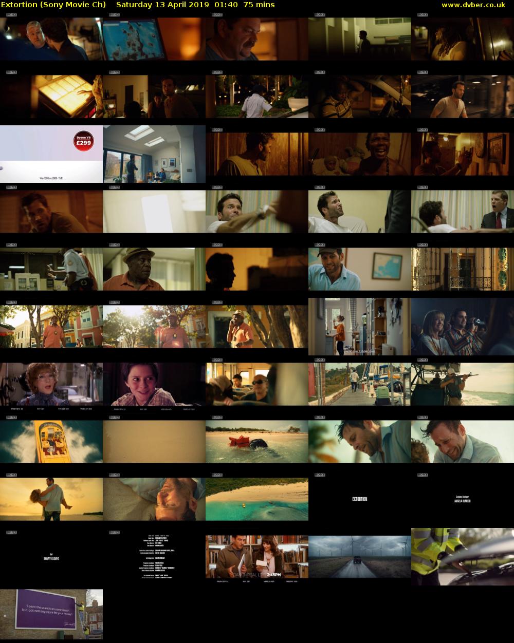 Extortion (Sony Movie Ch) Saturday 13 April 2019 01:40 - 02:55