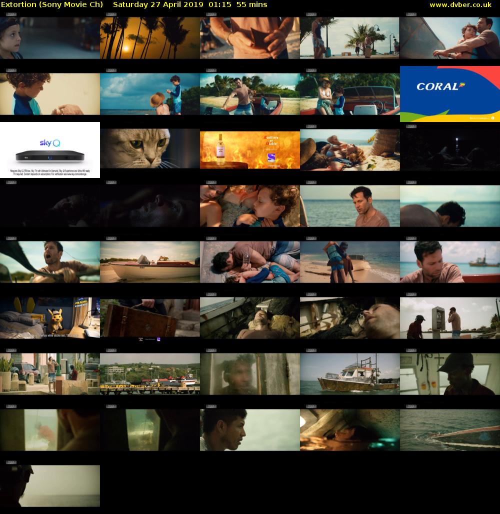 Extortion (Sony Movie Ch) Saturday 27 April 2019 01:15 - 02:10