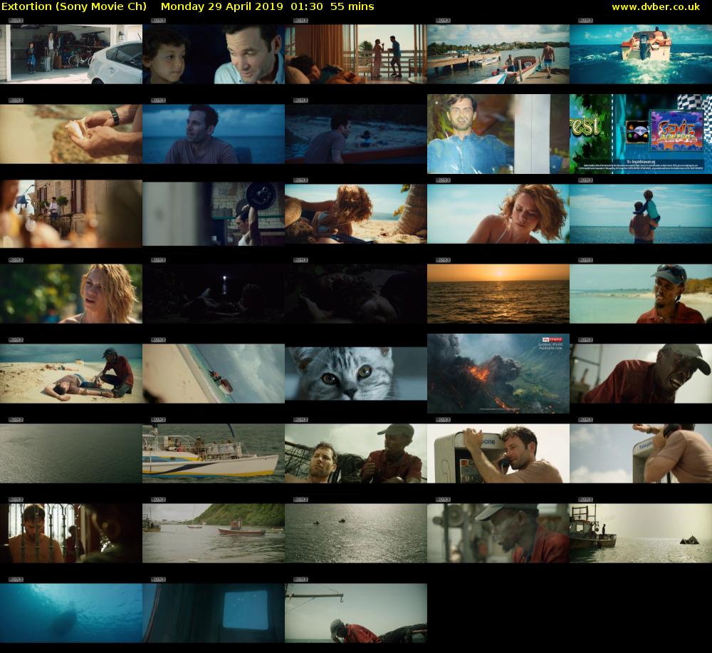 Extortion (Sony Movie Ch) Monday 29 April 2019 01:30 - 02:25