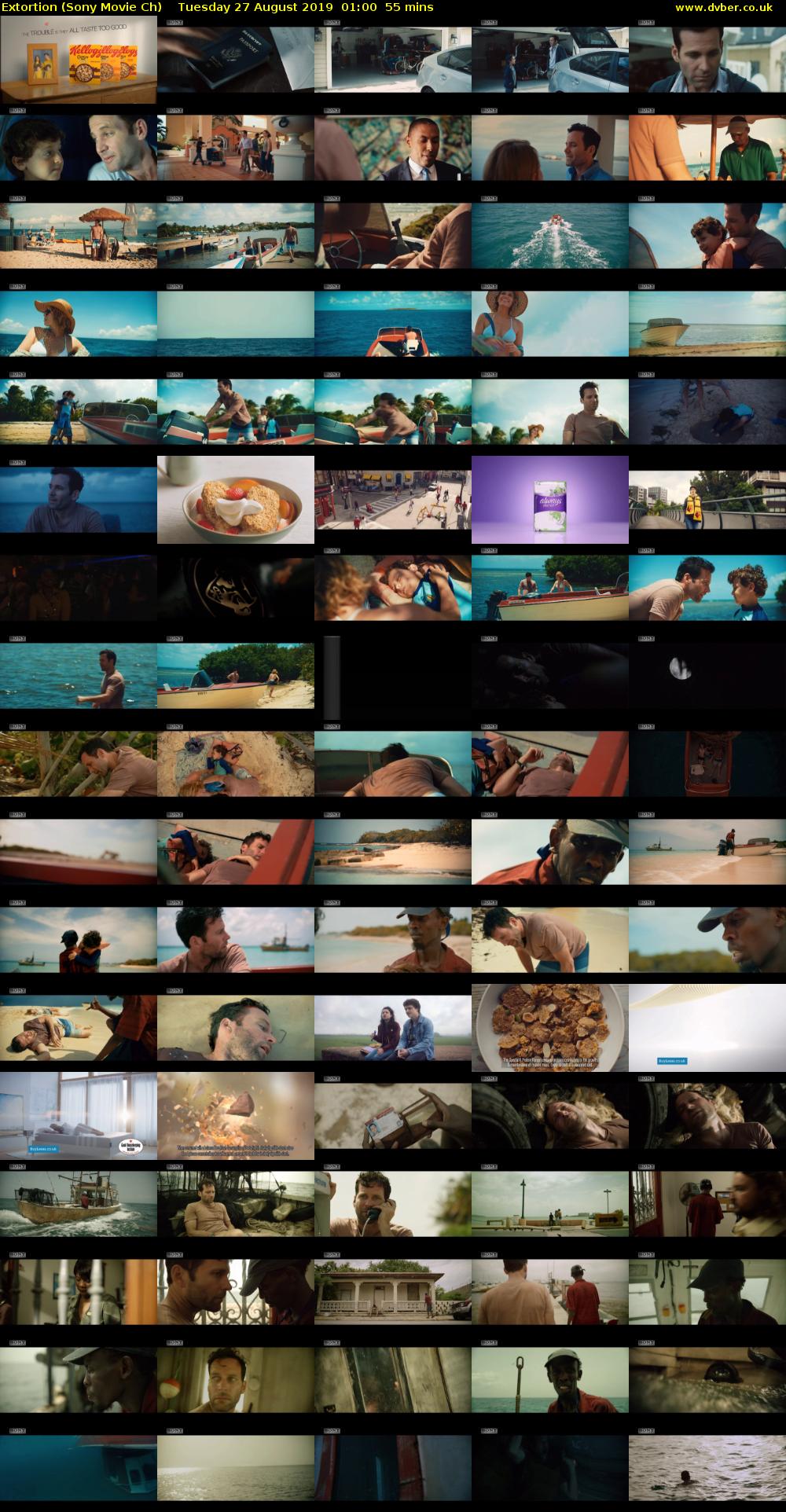 Extortion (Sony Movie Ch) Tuesday 27 August 2019 01:00 - 01:55