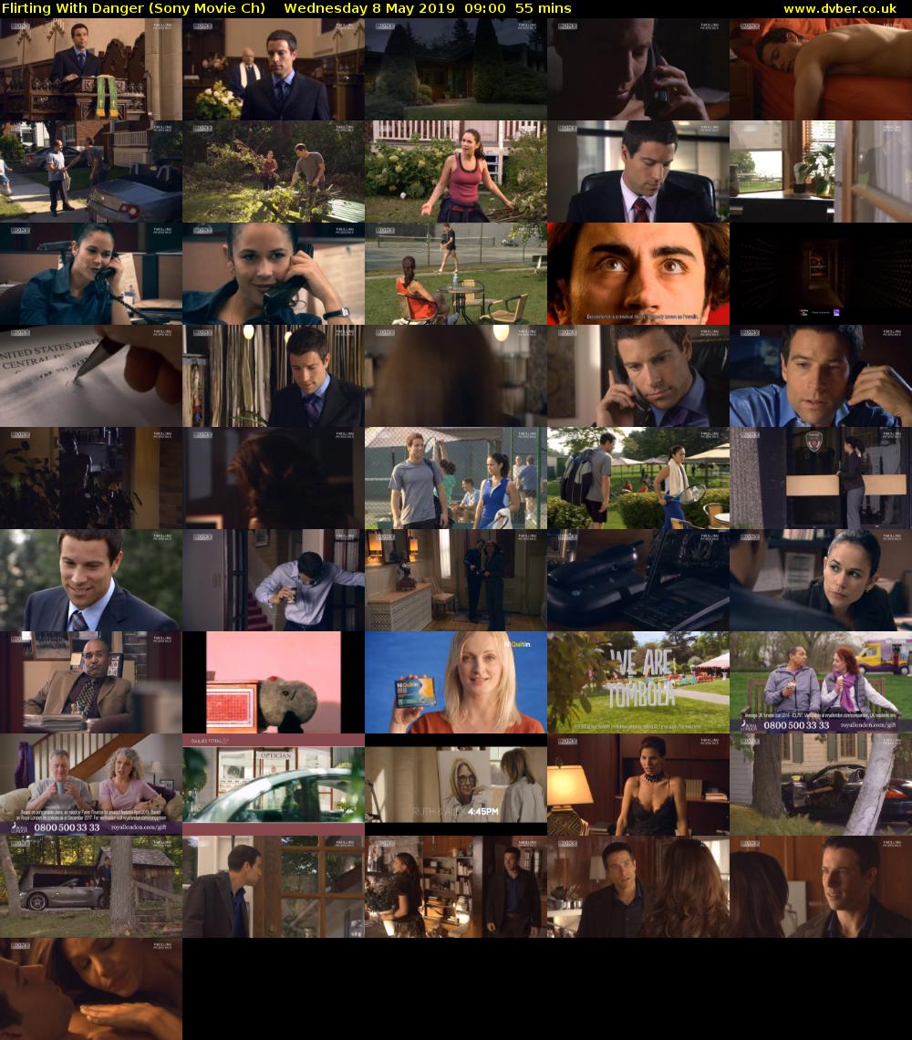 Flirting With Danger (Sony Movie Ch) Wednesday 8 May 2019 09:00 - 09:55
