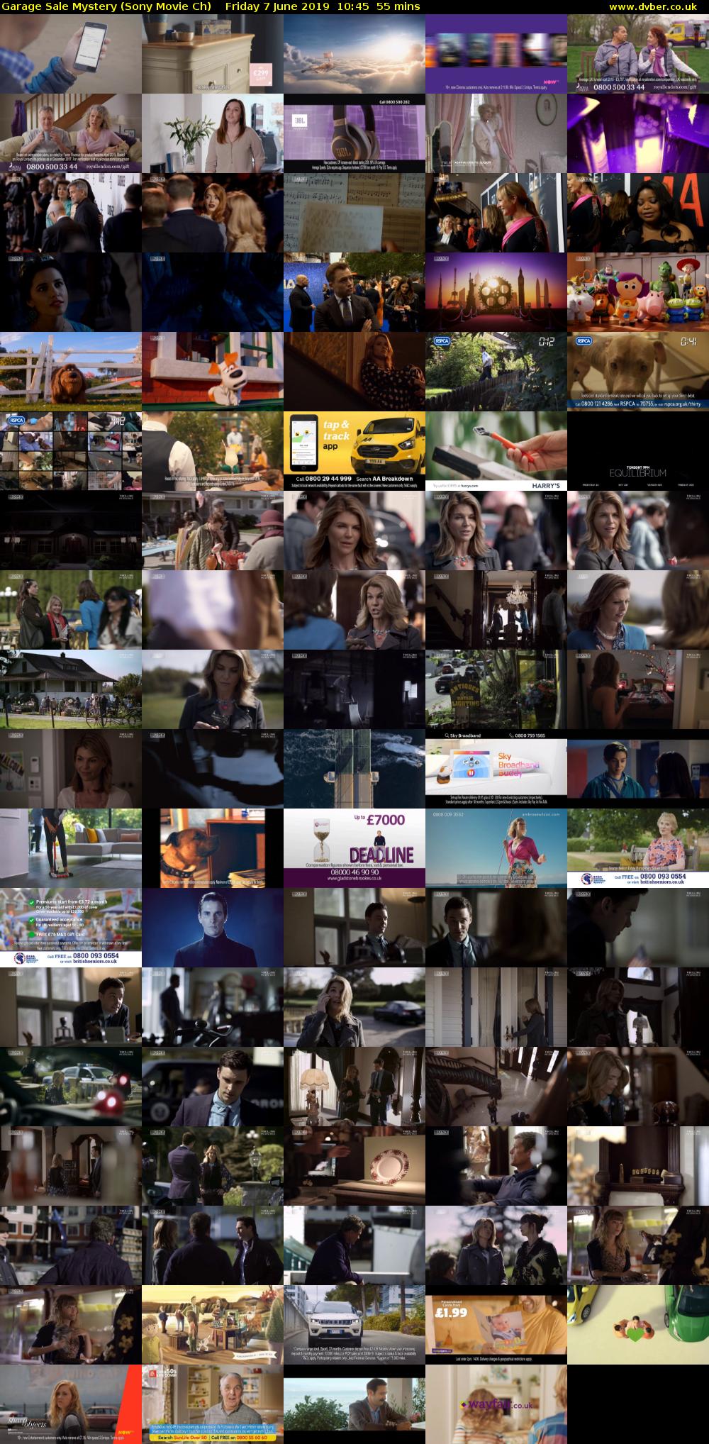 Garage Sale Mystery (Sony Movie Ch) Friday 7 June 2019 10:45 - 11:40