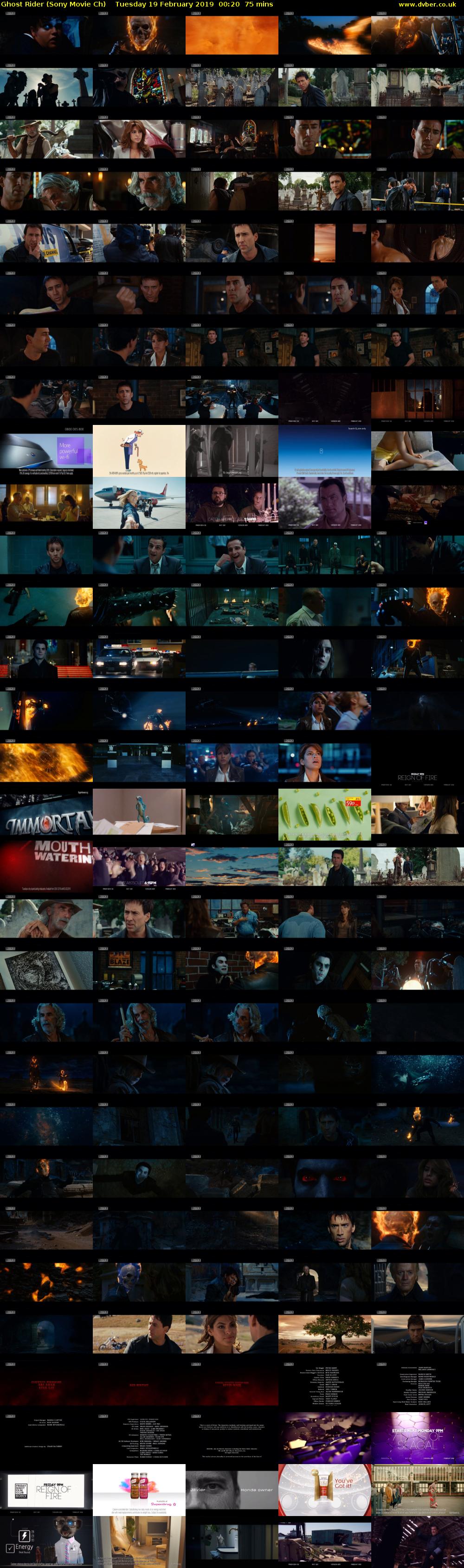 Ghost Rider (Sony Movie Ch) Tuesday 19 February 2019 00:20 - 01:35