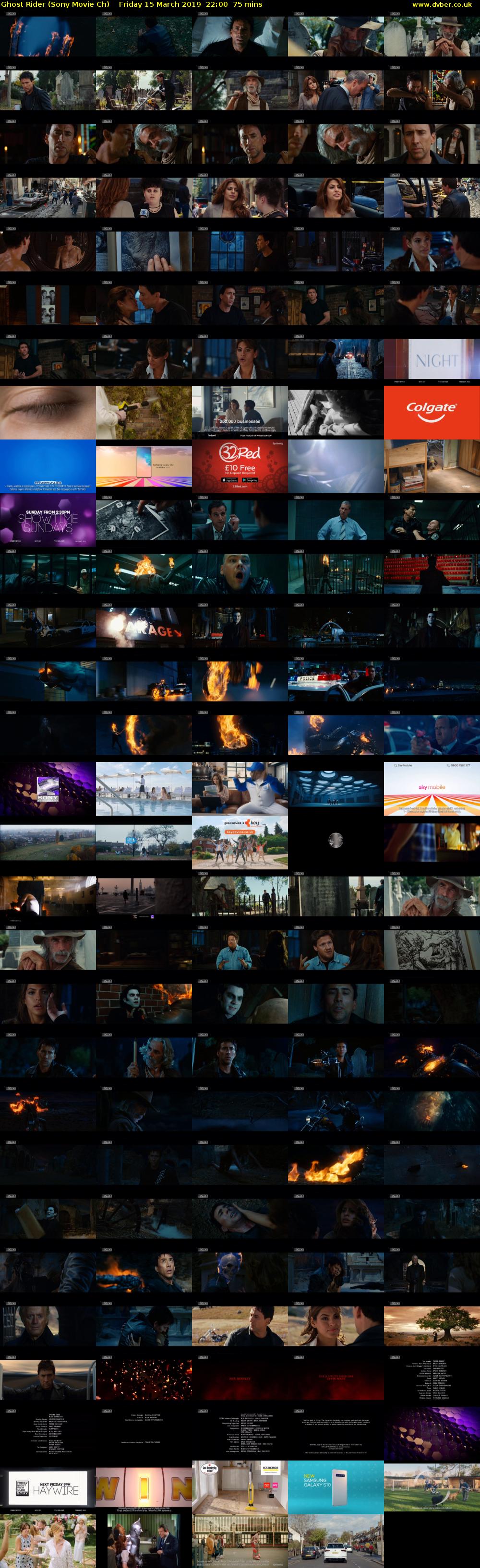 Ghost Rider (Sony Movie Ch) Friday 15 March 2019 22:00 - 23:15