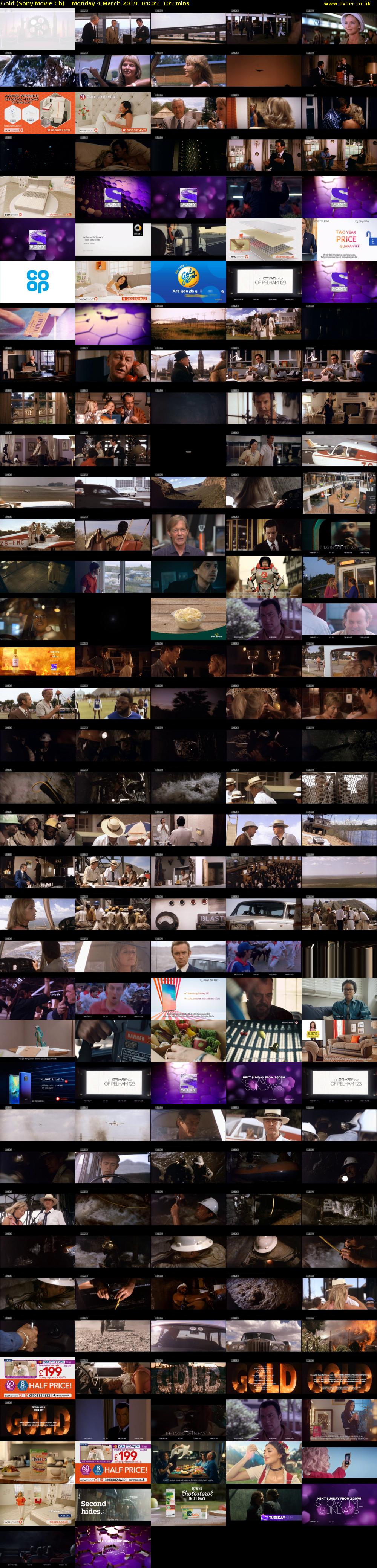 Gold (Sony Movie Ch) Monday 4 March 2019 04:05 - 05:50