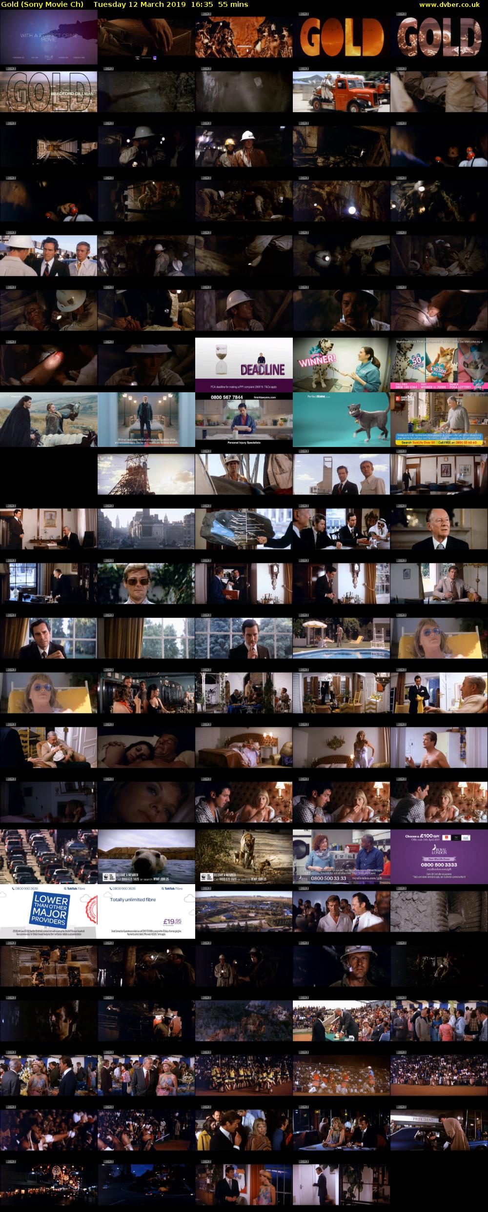 Gold (Sony Movie Ch) Tuesday 12 March 2019 16:35 - 17:30